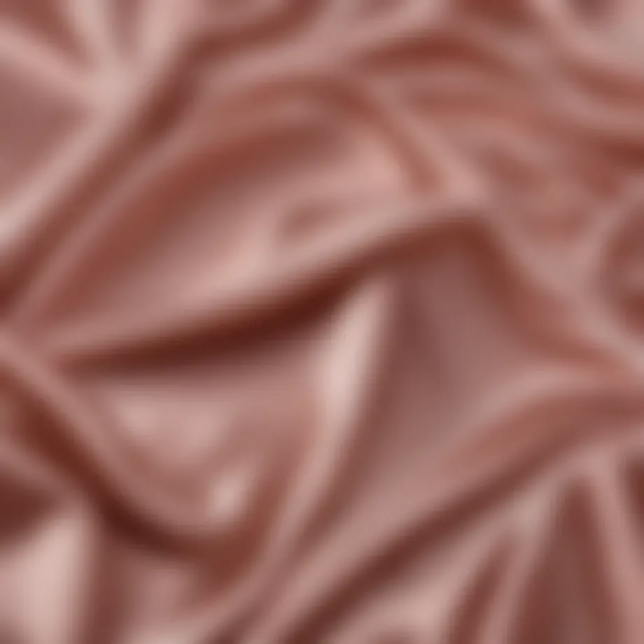Luxurious silk fabric draped elegantly showcasing its sheen