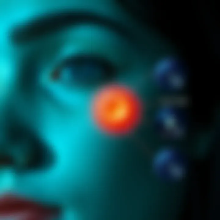 Diagram illustrating how spot treatments work on skin