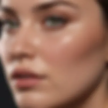 Infographic on causes of enlarged pores