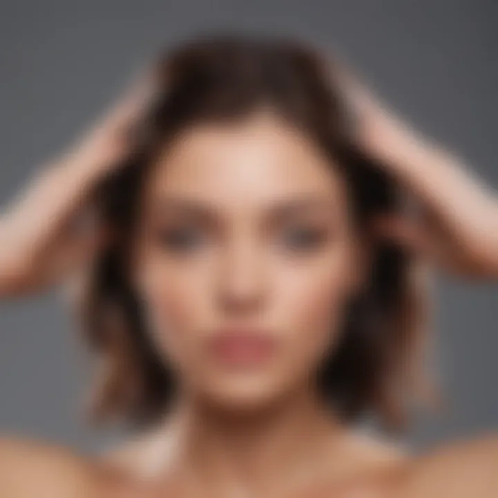 Chart illustrating preventive measures for maintaining scalp hydration