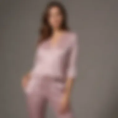 Postpartum Loungewear Stylish loungewear set suitable for postpartum recovery.