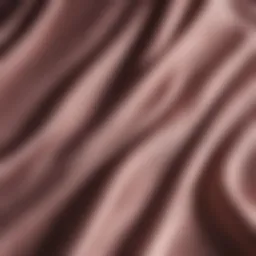 Luxurious silk pajama fabric texture