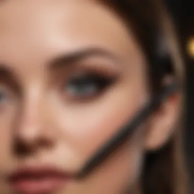 Essential Eyeliner Tools for Application Close-up of eyeliner tools including pencils, gels, and brushes