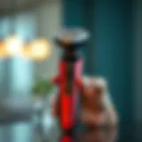 A sleek battery shaver showcasing its modern design