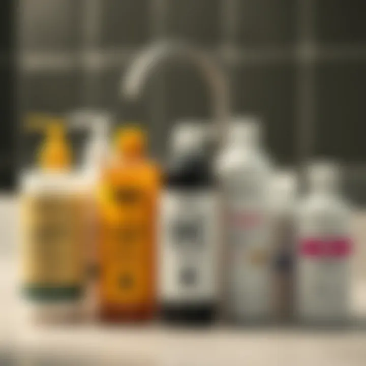 Variety of affordable shampoo bottles for curly locks