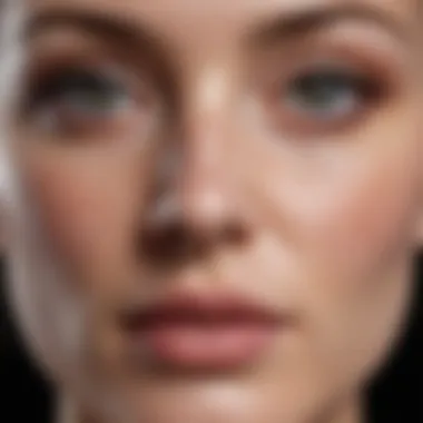 Understanding Enlarged Pores Close-up of a face with visible pores