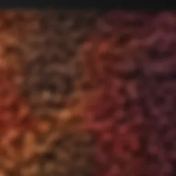 Vibrant hair color swatches representing mixed race tones