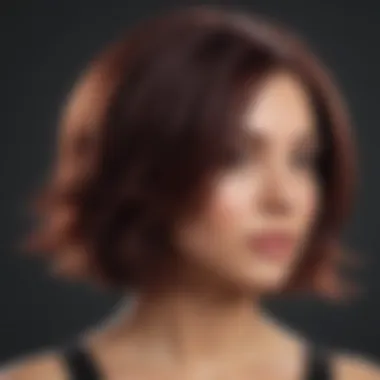 Hair Dye Transformation for Mixed Race Hair Before and after hair dye transformation showcasing mixed race hair