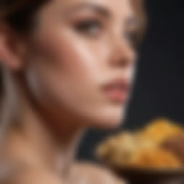 An infographic illustrating ingredients to avoid for sensitive skin.