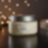 Luxurious moisturiser for hair in a stylish jar