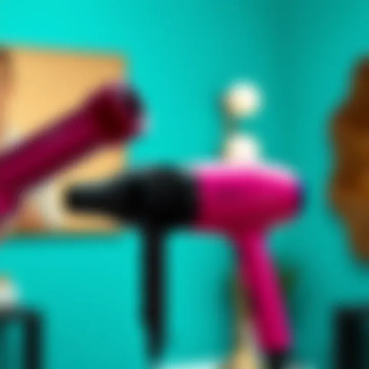 Comparison of various round brush hair dryers with highlighted features