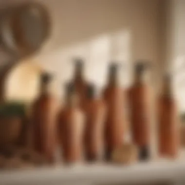 Curated Collection of Self-Tanners for Facial Use Selection of self-tanning products on a vanity