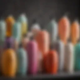 An array of sulfate-free shampoos displayed elegantly