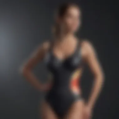 Stylish one-piece swimsuit that flatters petite figures