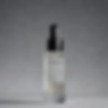 Close-up of a bottle of BHA serum with a dropper, showcasing its texture