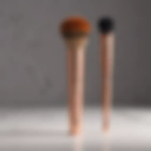 Charlotte Tilbury retractable brush showcasing its sleek design