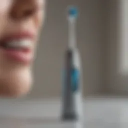 Sonic toothbrush showcasing advanced technology