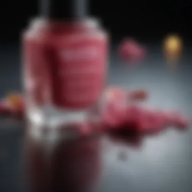 Key Ingredients for Nail Strengthening Close-up of nail polish ingredients highlighting nourishing properties
