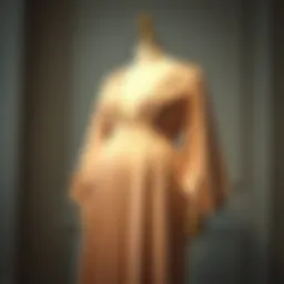 Elegant plus size classic dress on a mannequin showcasing timeless fashion