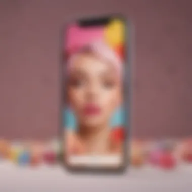 Accessing ColourPop Discount Codes on Your Device A close-up of a phone screen displaying ColourPop discount codes