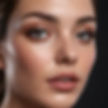 Close-up of a skincare product targeting dark marks on the face