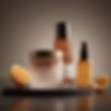 Aftercare products displayed for skin nourishment post-waxing