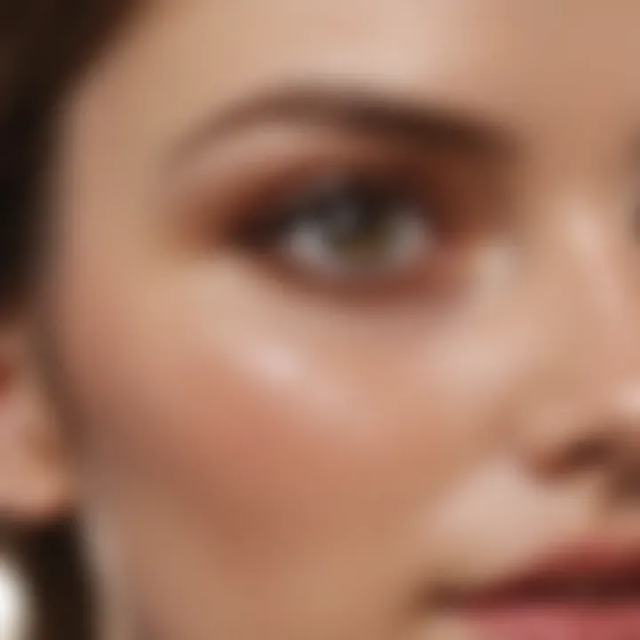 Close-up of a smooth, waxed skin area showcasing results