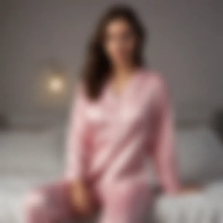 Elegant pajama set showcasing soft fabric and stylish design