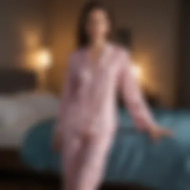 Diverse Styles of Pajama Sets Variety of pajama sets in different colors and patterns