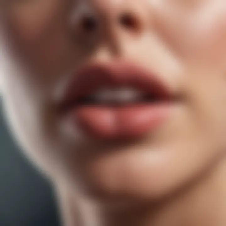 Infographic illustrating lip care tips