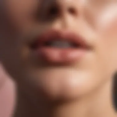 Natural Ingredients for Lip Care Calm setting with natural ingredients for lip care