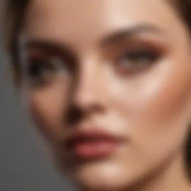 A close-up of contouring products highlighting shades and textures.