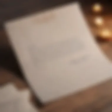 Letter of Affection A handwritten letter conveying deep emotions and affection