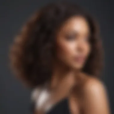 Diverse hair textures showcasing the versatility of castor oil
