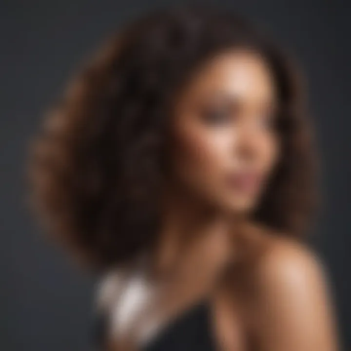 Diverse hair textures showcasing the versatility of castor oil