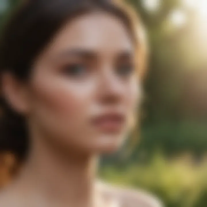 A serene natural setting highlighting the importance of environmental factors in skincare