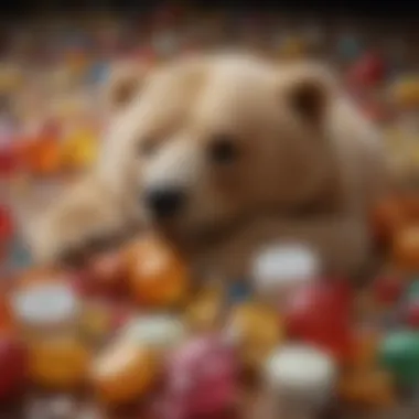 Key Ingredients in Sugar Bear Vitamins A collection of the key ingredients used in Sugar Bear vitamins arranged aesthetically