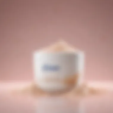 Ingredients of Dove Frizz Control Therapy Taming Cream displayed