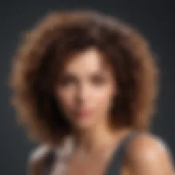 A vibrant assortment of anti-frizz hair products specifically for curly hair.