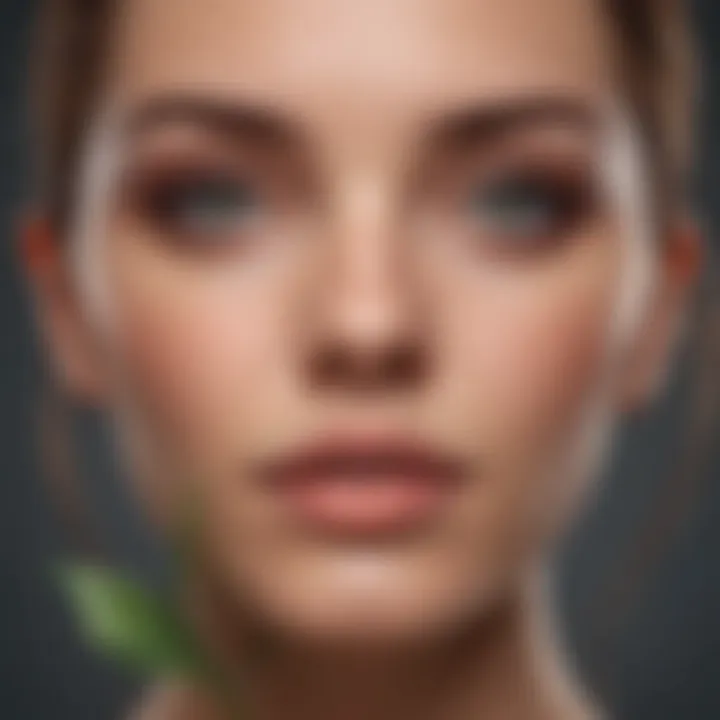 Natural ingredients such as tea tree oil and aloe vera for acne treatment