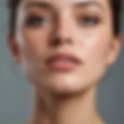 Infographic showing common causes of under chin acne