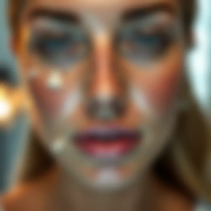 Before and after results of chemical peel treatment