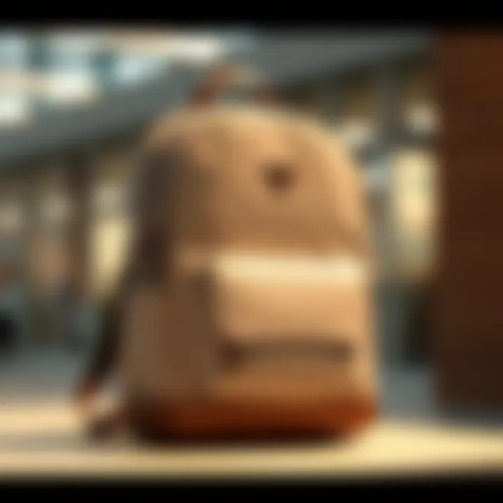 A stylish backpack designed for professionals, blending fashion with practicality