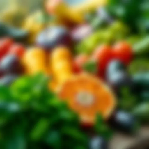 Natural Sources of Antioxidants Vibrant fruits and vegetables rich in antioxidants