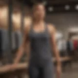 Athleta athletic wear showcased in a modern setting