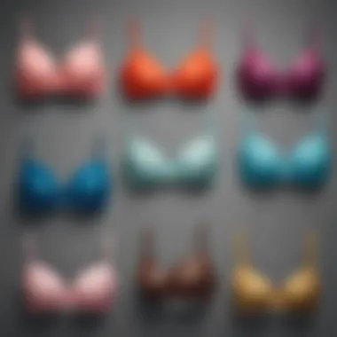 An array of bikini tops demonstrating various designs suitable for different silhouettes.