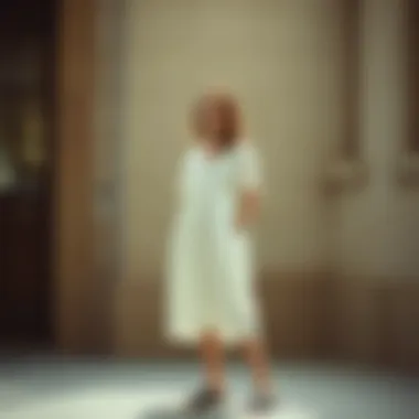 Styling variations of the smock dress showcasing versatility