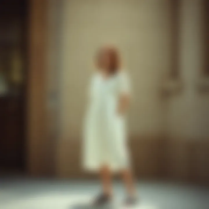 Styling variations of the smock dress showcasing versatility