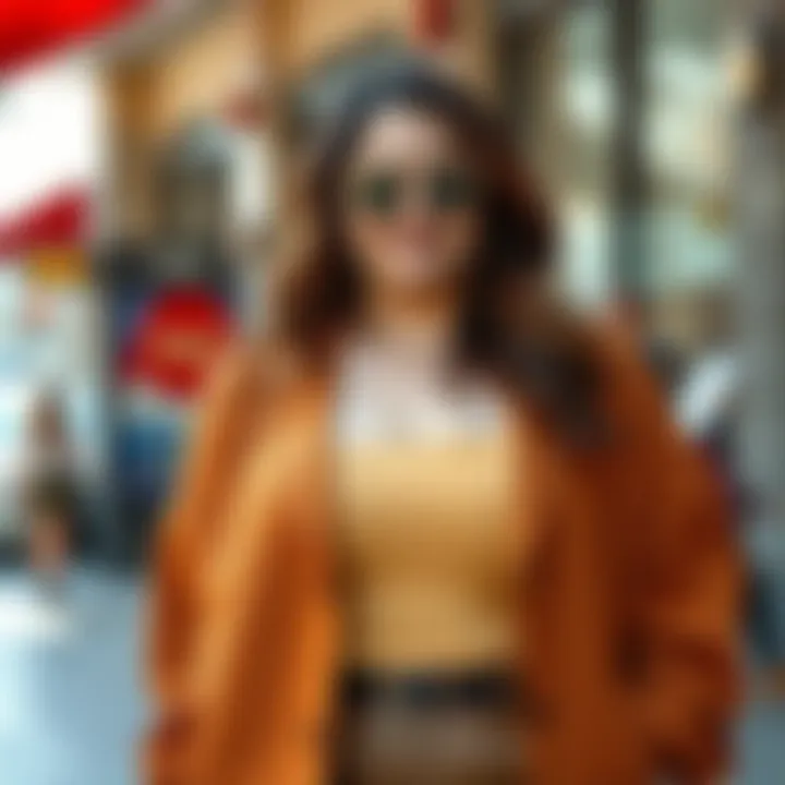 Chic casual outfit designed for comfort and style in larger sizes.