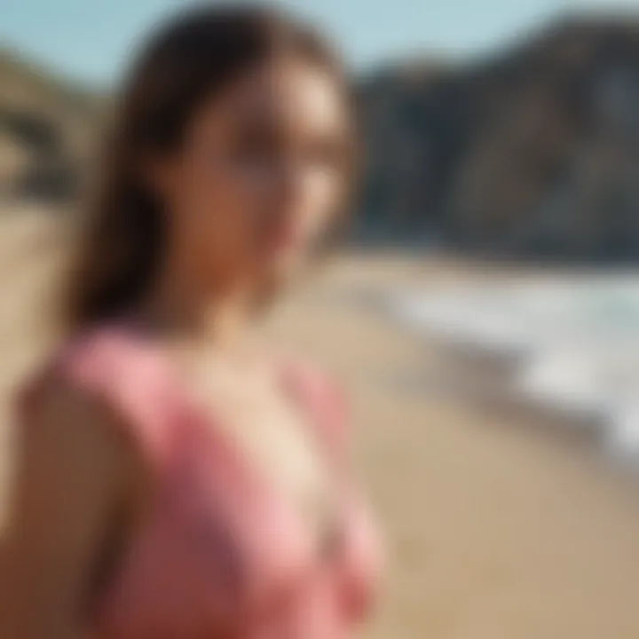 Comfortable yet fashionable beachwear ensemble